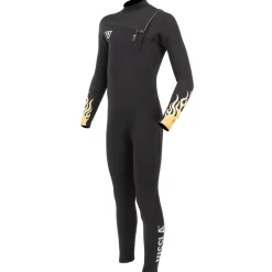 Vissla 3/2 High Seas Fire Chest Zip Wetsuit - Boys'- Full|Wetsuits