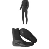 Vissla 7 Seas 4/3 Chest Zip Wetsuit + 7 Seas 3mm  Split Toe Wetsuit Boots- Wetsuit Kits