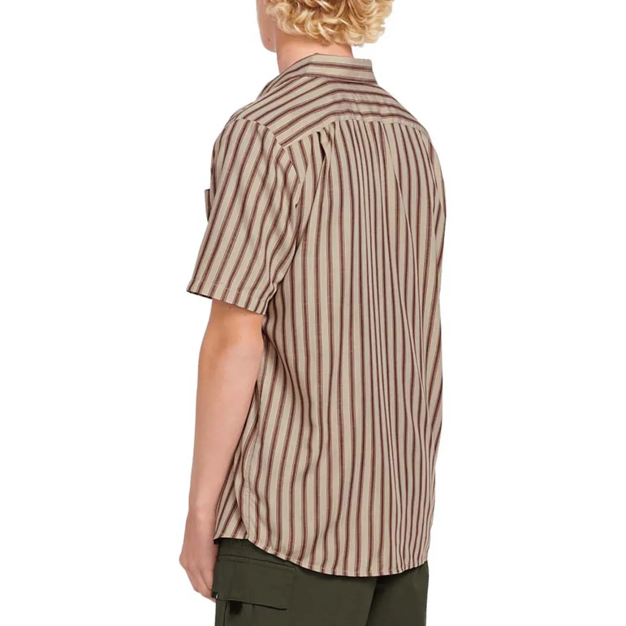 Volcom Arvostripe Woven Short-Sleeve Shirt - Men's- Casual Clothing|Shirts