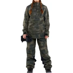 Volcom Ashfield Pullover + Wilding Pants - Women's 2024-Women Snow Clothing|Jacket & Pant Sets