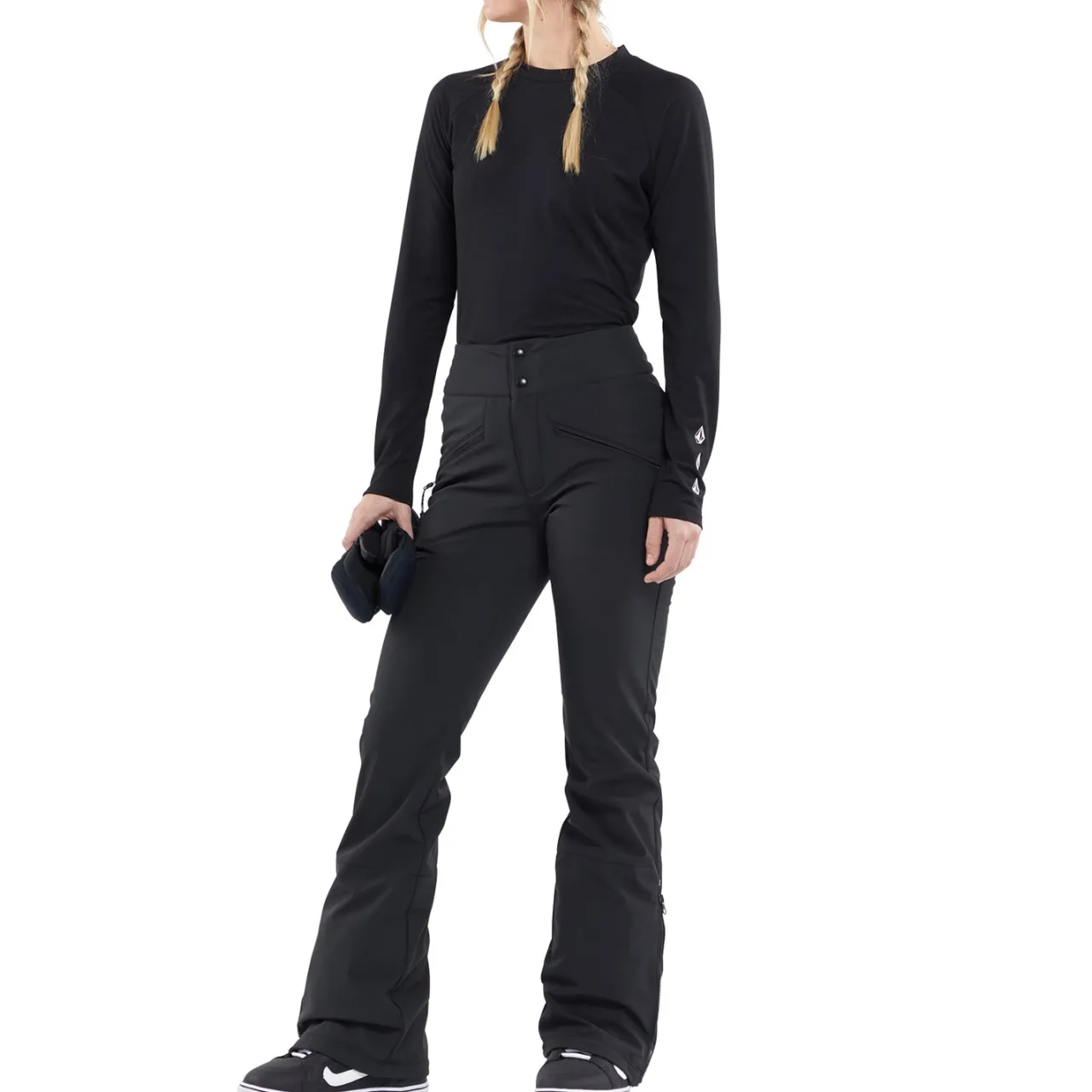 Volcom Battle Stretch High Rise Pants - Women's-Women Snow Clothing|Snowboard Pants & Bibs