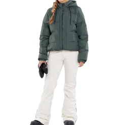 Volcom Battle Stretch High Rise Pants - Women's-Women Snow Clothing|Snowboard Pants & Bibs