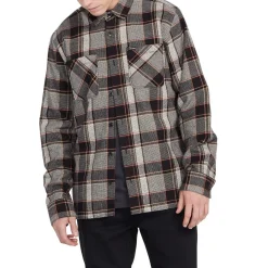 Volcom Brickstone Lined Long-Sleeve Flannel - Men's- Casual Clothing|Shirts