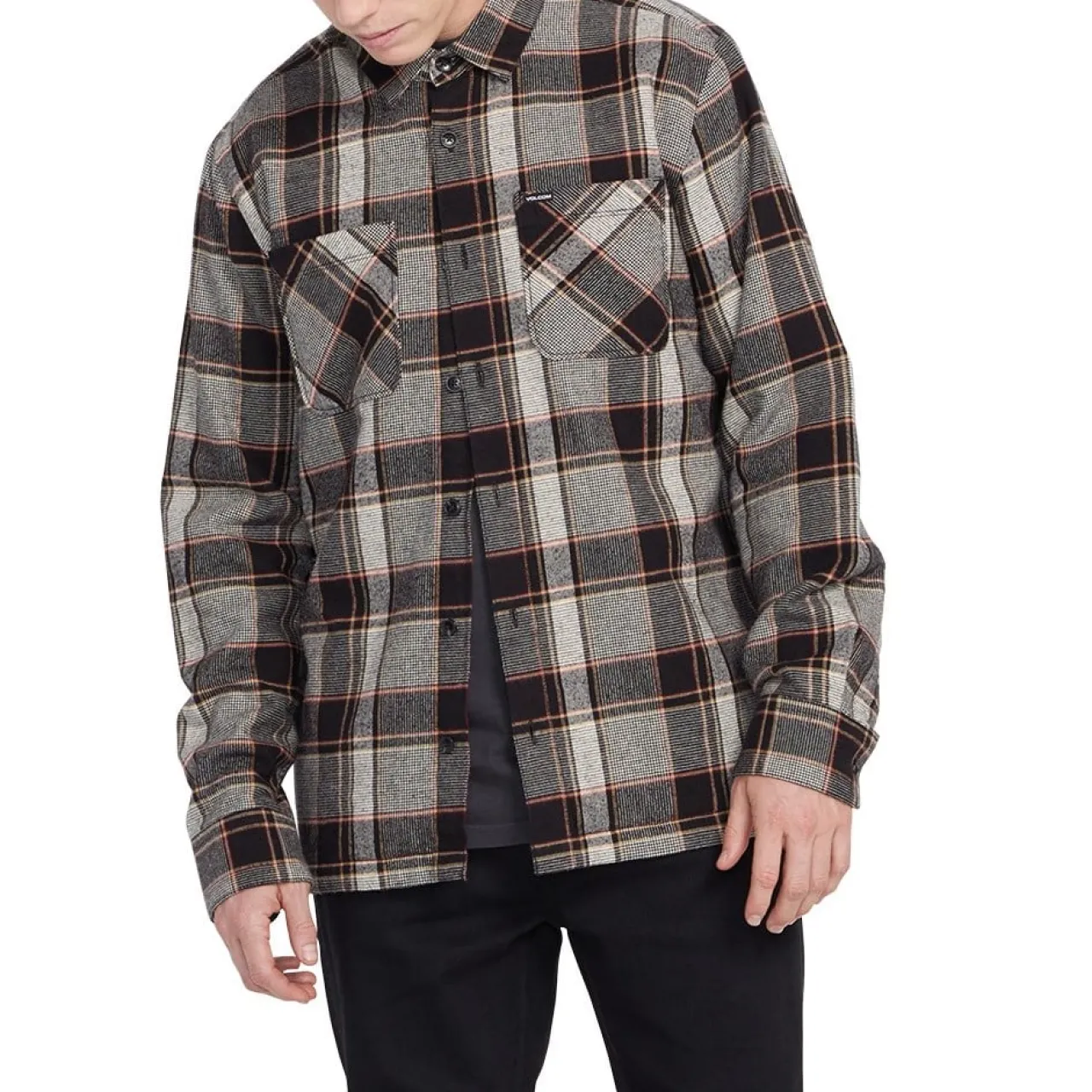 Volcom Brickstone Lined Long-Sleeve Flannel - Men's- Casual Clothing|Shirts