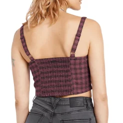 Volcom Chicheck Urself Top - Women's-Women Casual Clothing|Tops & Shirts