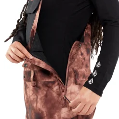 Volcom Creston 3D Stretch Bib Pants - Women's-Women Snow Clothing|Snowboard Pants & Bibs