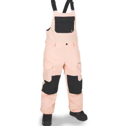 Volcom Creston 3D Stretch Bibs - Women's-Women Snow Clothing|Snowboard Pants & Bibs