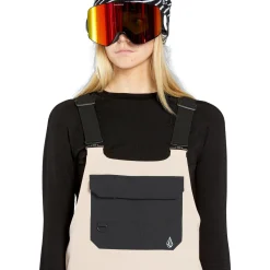 Volcom Creston 3D Stretch Bibs - Women's-Women Snow Clothing|Snowboard Pants & Bibs