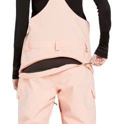 Volcom Creston 3D Stretch Bibs - Women's-Women Snow Clothing|Snowboard Pants & Bibs