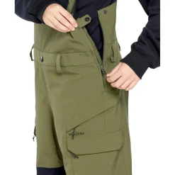 Volcom Creston 3D Stretch Bibs - Women's-Women Snow Clothing|Snowboard Pants & Bibs