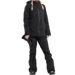 Volcom 3D Stretch GORE-TEX Jacket + Elm Bibs - Women's 2024-Women Snow Clothing|Jacket & Pant Sets