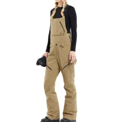 Volcom 3D Stretch GORE-TEX Jacket + Elm Bibs - Women's 2024-Women Snow Clothing|Jacket & Pant Sets