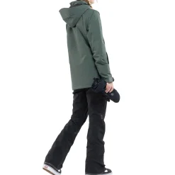 Volcom 3D Stretch GORE-TEX Jacket + Elm Bibs - Women's 2024-Women Snow Clothing|Jacket & Pant Sets