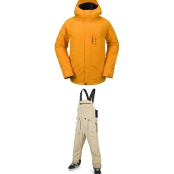 Volcom Dua Insulated GORE-TEX Jacket + Rain GORE-TEX Bibs 2024- Snow Clothing|Jacket & Pant Sets