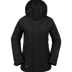 Volcom Ell Insulated GORE-TEX Jacket + VS 3L Stretch GORE-TEX Bibs- Women's 2024-Women Snow Clothing|Jacket & Pant Sets
