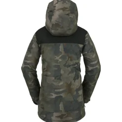 Volcom Ell Insulated GORE-TEX Jacket + VS 3L Stretch GORE-TEX Bibs- Women's 2024-Women Snow Clothing|Jacket & Pant Sets