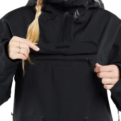 Volcom Fern Insulated GORE-TEX Pullover + Swift Bibs - Women's 2024-Women Snow Clothing|Jacket & Pant Sets