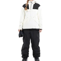 Volcom Fern Insulated GORE-TEX Pullover + Swift Bibs - Women's 2024-Women Snow Clothing|Jacket & Pant Sets