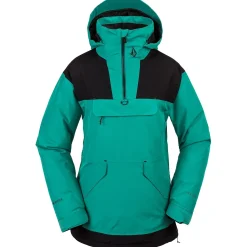 Volcom Fern Insulated GORE-TEX Pullover + Swift Bibs - Women's 2024-Women Snow Clothing|Jacket & Pant Sets