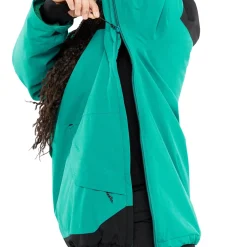 Volcom Fern Insulated GORE-TEX Pullover + Swift Bibs - Women's 2024-Women Snow Clothing|Jacket & Pant Sets