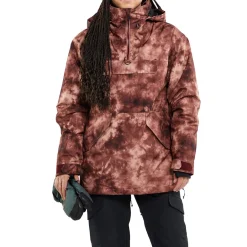 Volcom Fern Insulated GORE-TEX Pullover + Swift Bibs - Women's 2024-Women Snow Clothing|Jacket & Pant Sets