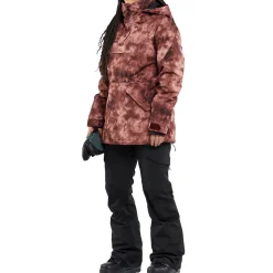 Volcom Fern Insulated GORE-TEX Pullover + Swift Bibs - Women's 2024-Women Snow Clothing|Jacket & Pant Sets