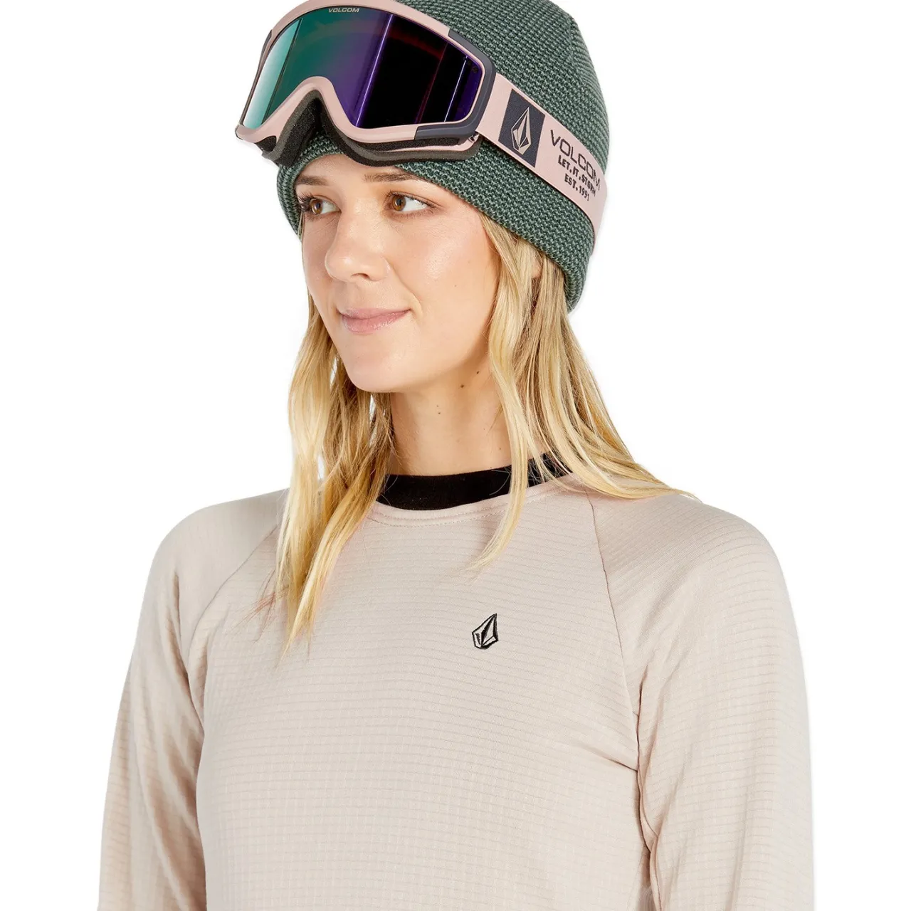 Volcom Gridlock Crew Fleece - Women's-Women Snow Clothing|Mid Layers