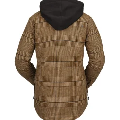 Volcom Hooded Flannel Jacket - Women's-Women Snow Clothing|Mid Layers
