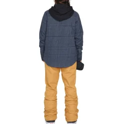 Volcom Hooded Flannel Jacket - Women's-Women Snow Clothing|Mid Layers