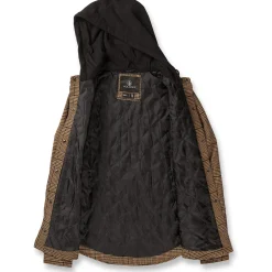 Volcom Hooded Flannel Jacket - Women's-Women Snow Clothing|Mid Layers