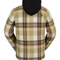 Volcom Insulated Riding Flannel Jacket - Men's- Snow Clothing|Insulated & Puffer Jackets