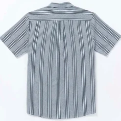 Volcom Newbar Stripe Short-Sleeve Shirt - Men's- Casual Clothing|Shirts