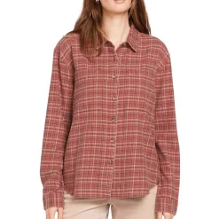 Volcom Plaid To Meet U 2 Long-Sleeve Shirt - Women's-Women Casual Clothing|Tops & Shirts