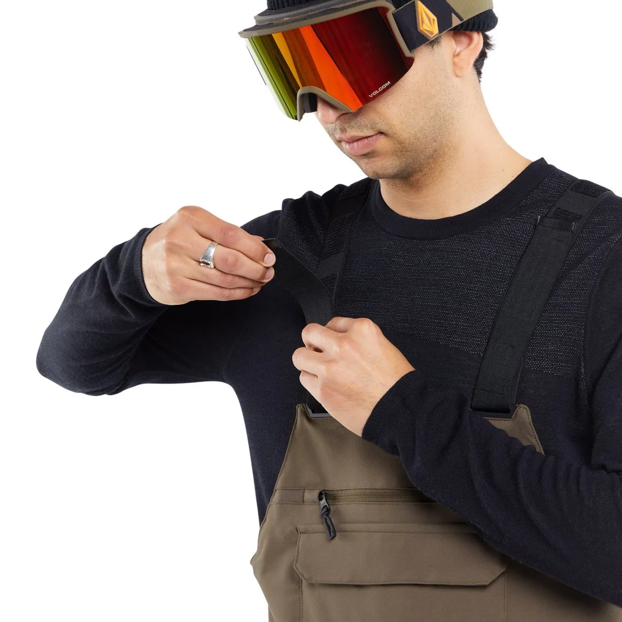 Volcom Roan Bib Overalls - Men's- Snow Clothing|Snowboard Pants & Bibs