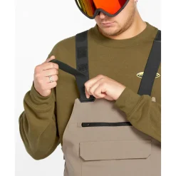 Volcom Roan Bibs - Men's- Snow Clothing|Snowboard Pants & Bibs