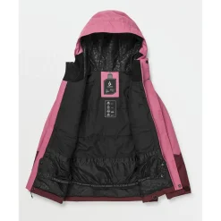 Volcom Sass'N'Fras Insulated Jacket - Girls'-Kids Kids Jackets|Girls Snow Clothing