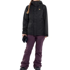 Volcom Shadow Insulated Jacket + Swift Bibs - Women's 2024-Women Snow Clothing|Jacket & Pant Sets