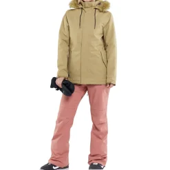 Volcom Shadow Insulated Jacket + Swift Bibs - Women's 2024-Women Snow Clothing|Jacket & Pant Sets