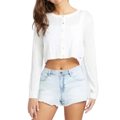 Volcom Shello There Cardi Shirt - Women's-Women Casual Clothing|Tops & Shirts