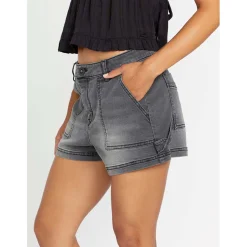 Volcom Stone Kraft Shorts - Women's-Women Casual Clothing|Shorts