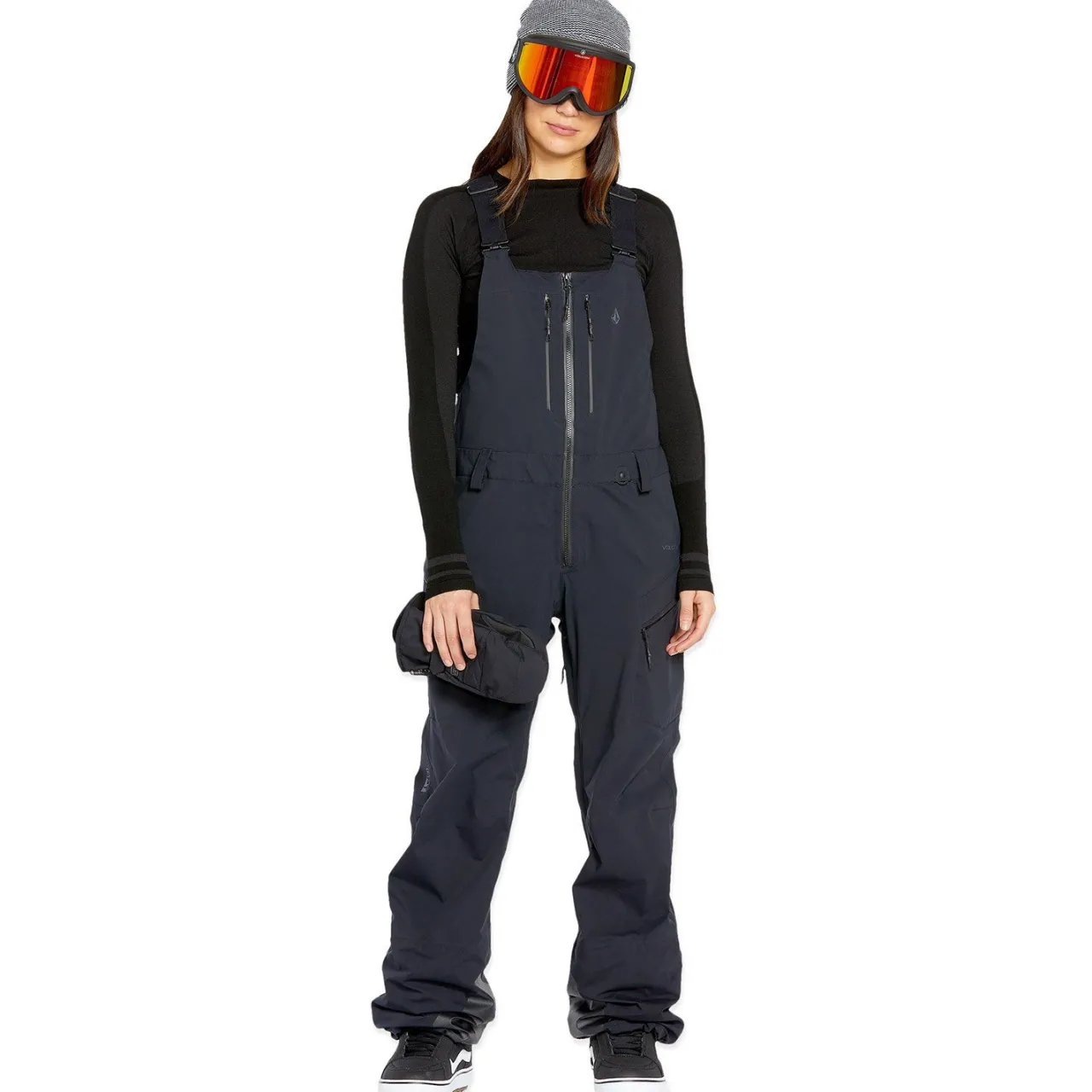 Volcom VS 3L Stretch GORE-TEX Bibs - Women's-Women Snow Clothing|Snowboard Pants & Bibs