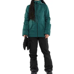 Volcom VS 3L Stretch GORE-TEX Jacket + V.CO AT Pants - Women's 2024-Women Snow Clothing|Jacket & Pant Sets