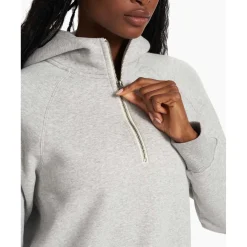 Vuori Restore Half Zip Hoodie - Women's-Women Casual Clothing|Sweatshirts & Fleece