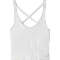 Vuori Rib Crop Tank Top - Women's-Women Active Clothing|Casual Clothing