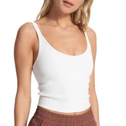 Vuori Rib Crop Tank Top - Women's-Women Active Clothing|Casual Clothing