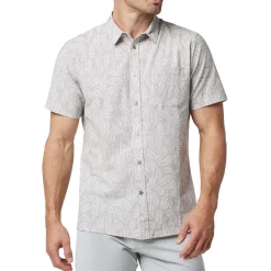 Vuori Short-Sleeve Bridge Button Down Shirt - Men's- Casual Clothing|Shirts