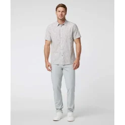 Vuori Short-Sleeve Bridge Button Down Shirt - Men's- Casual Clothing|Shirts