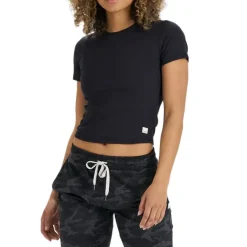 Vuori Short-Sleeve Pose Fitted T-Shirt - Women's-Women Active Clothing|Casual Clothing