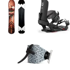 Weston Backwoods Splitboard + Union Charger Pro Splitboard Bindings + evo x Pomoca Pro Glide Splitboard Skins 2025- Splitboard Packages|Backcountry Snowboarding