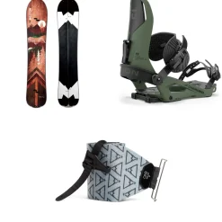 Weston Backwoods Splitboard + Union Charger Splitboard Bindings + evo x Pomoca Pro Glide Splitboard Skins 2025- Splitboard Packages|Backcountry Snowboarding